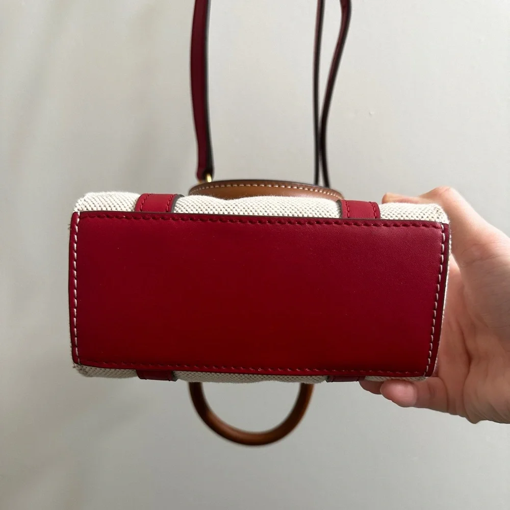 Tory Burch Mini Shopper Natural